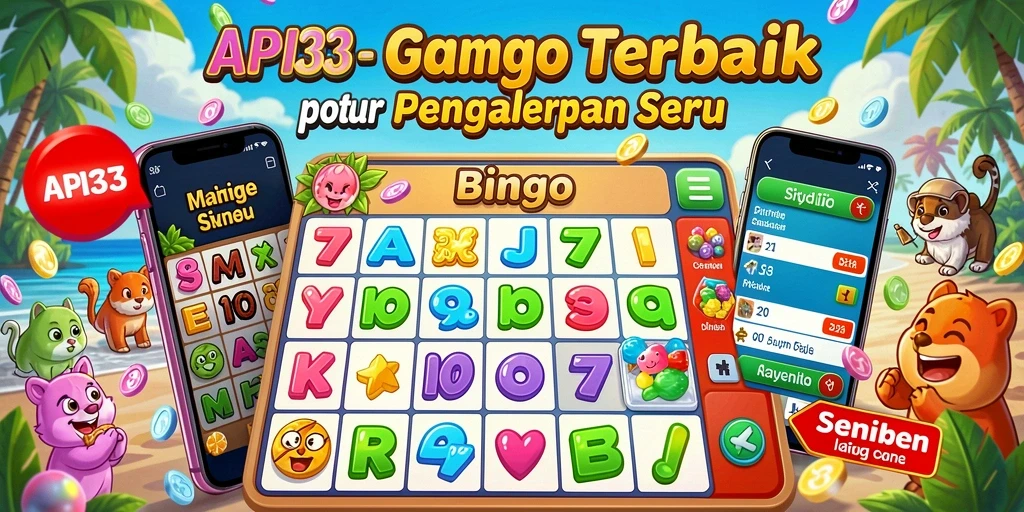 Screenshot gameplay API33, menunjukkan aksi seru permainan Bingo.