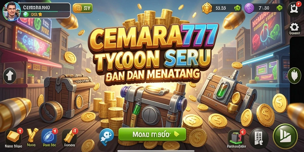 Tampilan gameplay menarik dari CEMARA777 yang penuh strategi Tycoon.