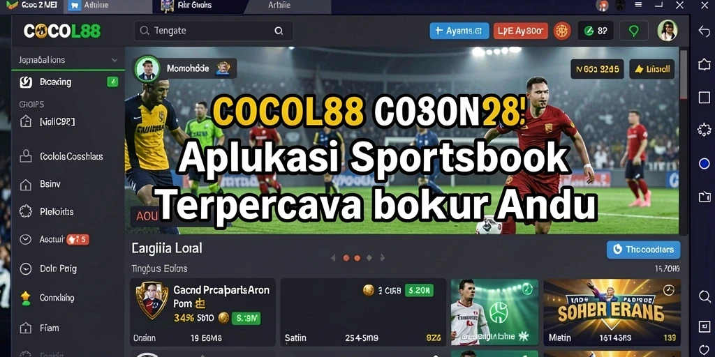 Tampilan gameplay Sportsbook COCOL88 yang intuitif dan menarik.
