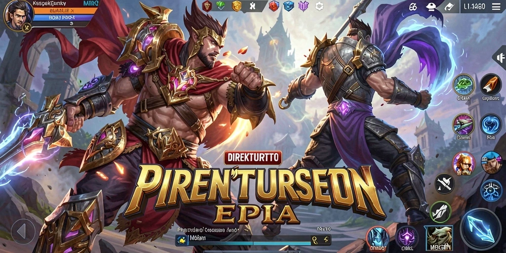 Tampilan gameplay seru dan strategis dalam DIREKTURTOTO.