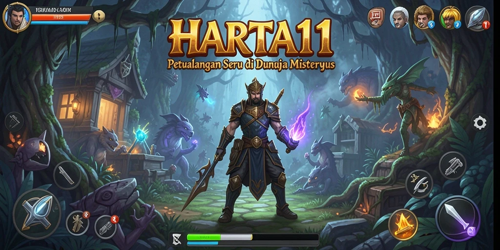 Gameplay HARTA11 yang penuh tantangan dan petualangan menanti anda.