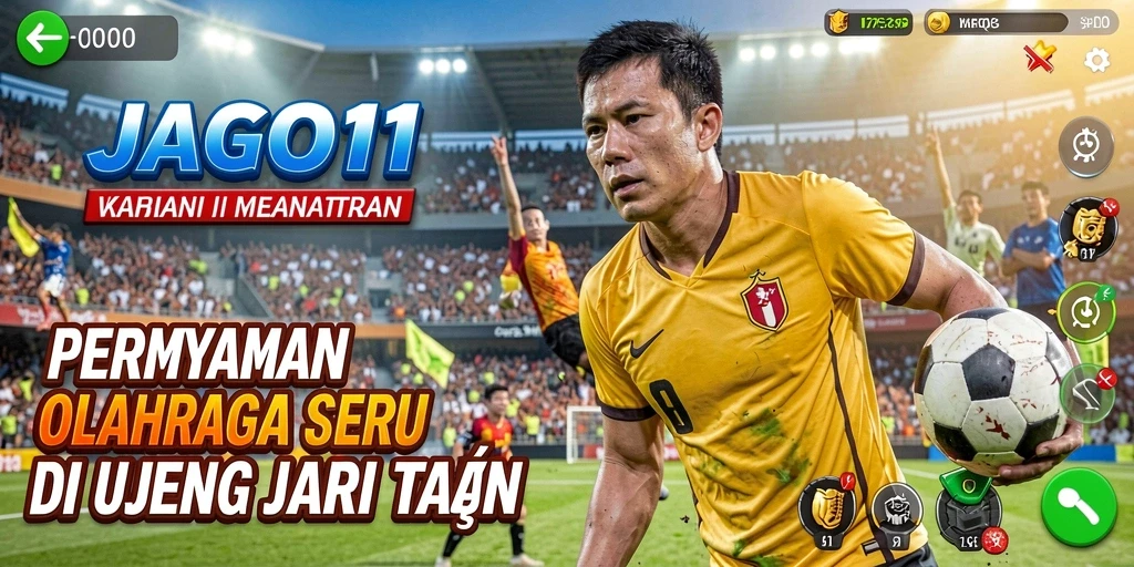 Tampilan utama JAGO11 yang menampilkan pengguna berkompetisi dalam berbagai olahraga.