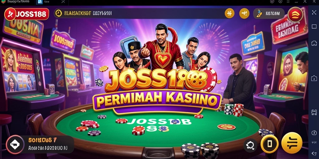 Gameplay JOSS188 yang seru dengan berbagai pilihan permainan Kasino.