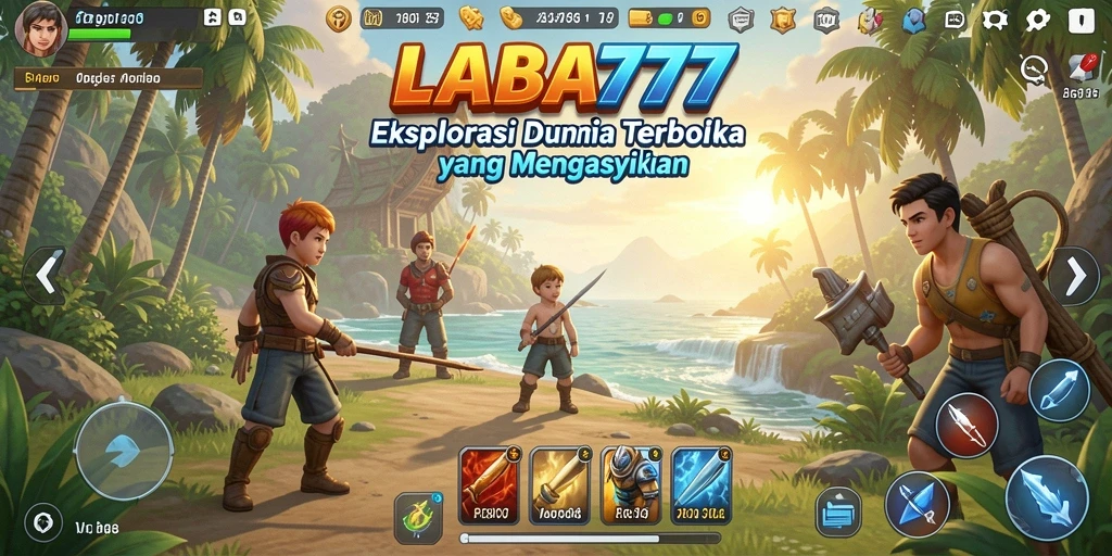 Tampilan gameplay LABA777 yang memukau dan luasnya dunia terbuka.