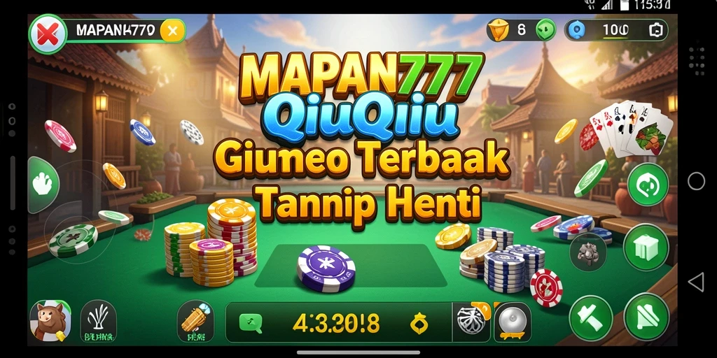 Tampilan gameplay QiuQiu yang mendebarkan di MAPAN777.