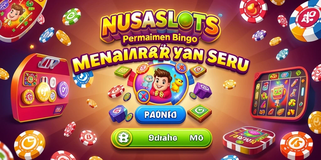Tampilan utama gameplay bingo di NUSASLOTS yang seru dan interaktif.