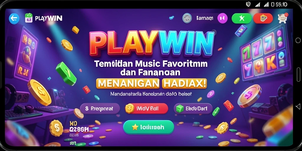 Tampilan screenshot utama PLAYWIN yang menunjukkan gameplay seru.