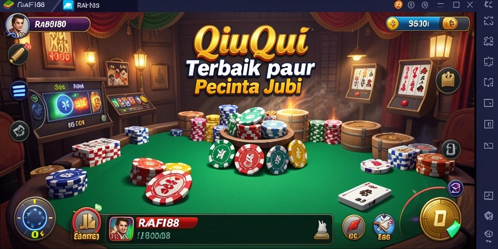 Screenshot gameplay QiuQiu yang seru di RAFI88.