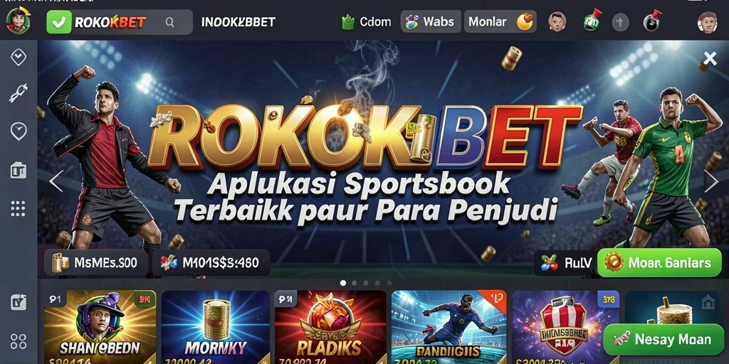 Tampilan gameplay ROKOKBET dalam taruhan olahraga yang menarik.