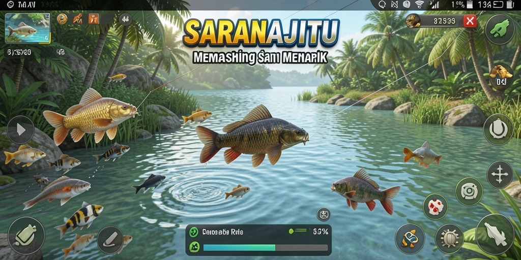Tangkapan ikan besar saat bermain SARANAJITU dengan teman-teman.